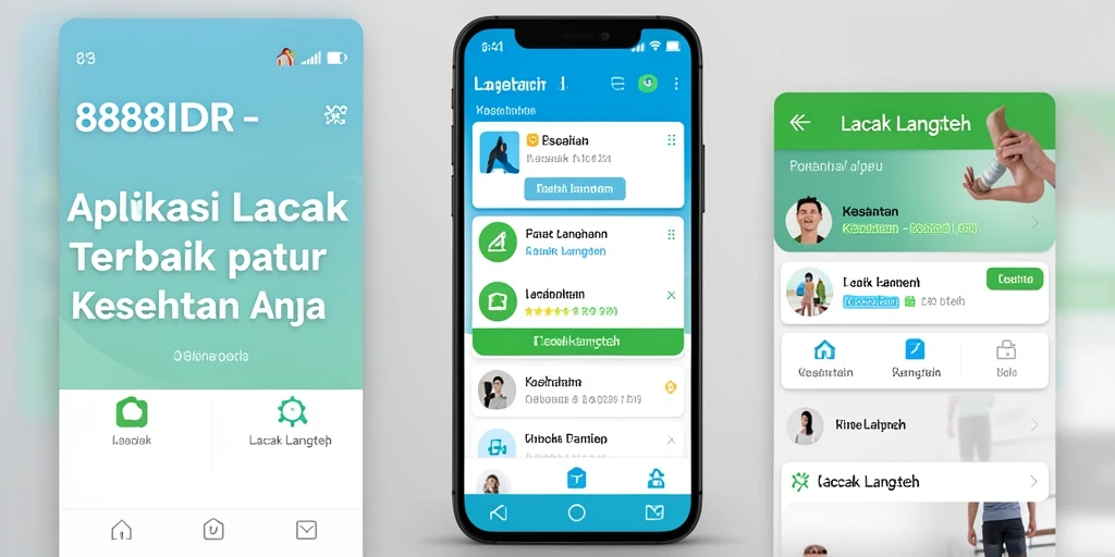 Tampilan antarmuka aplikasi Lacak Langkah 888IDR yang intuitif dan informatif.