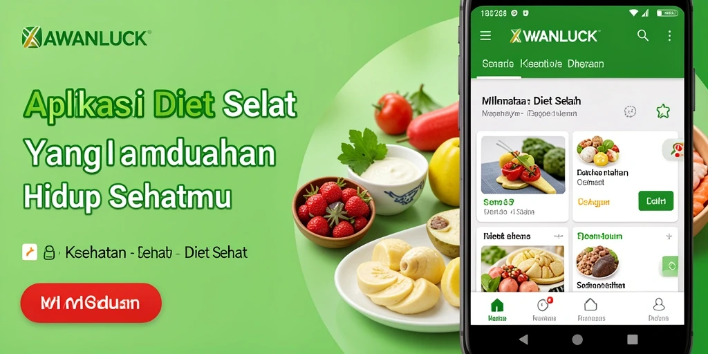 Antarmuka AWANLUCK yang sederhana dan informatif