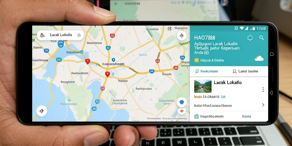 Antarmuka HAO788 menampilkan fitur lacak lokasi secara real-time.