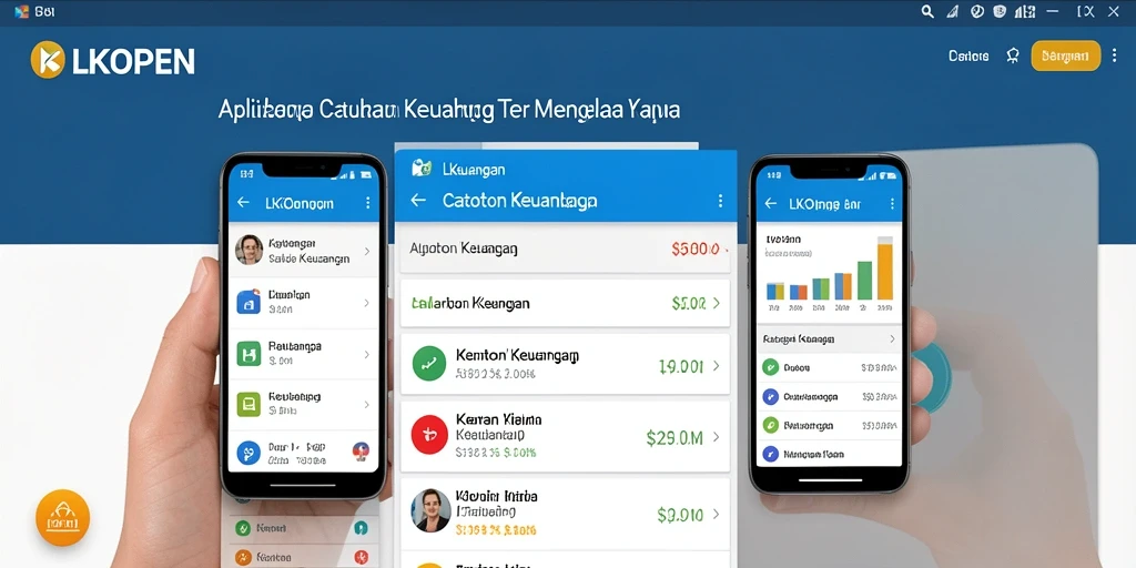 Tampilan antarmuka LKOPEN yang bersih dan fungsional untuk Catatan Keuangan.