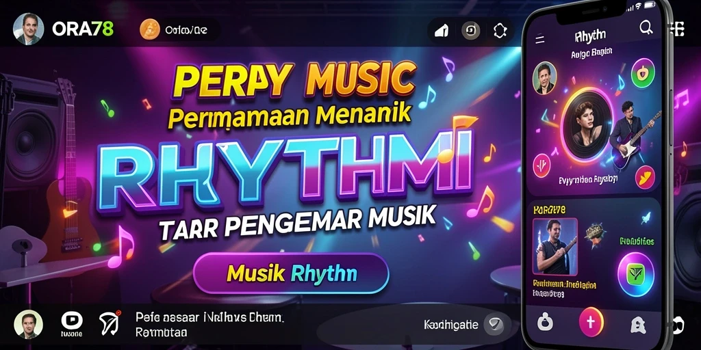 Antarmuka ORA78 menampilkan notasi musik dan kontrol yang responsif.