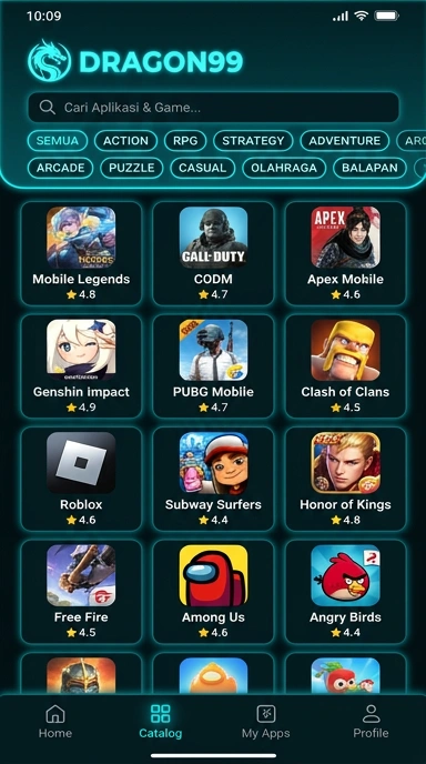 Aplikasi Populer & Kanal Uji Terbaik di dragon99 — Temukan Favoritmu